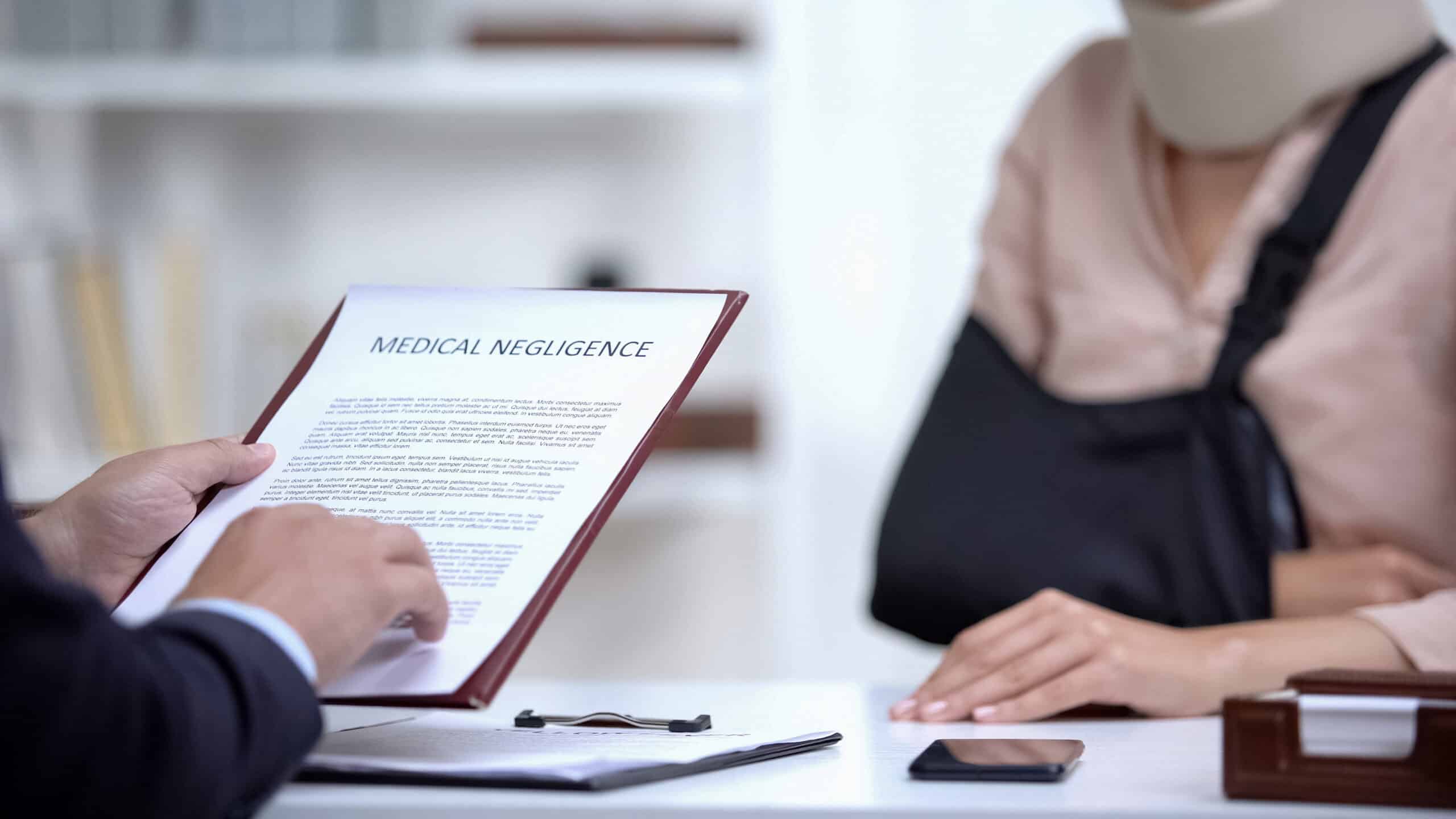Article: proving medical negligence and the legal process